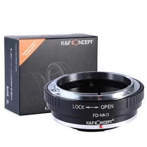 Canon FD Lens to Micro 4/3 M4/3 M43 Mount Adapter Panasonc GF3 GF5 GF6 GX1 GX2 - Foto 1 di 8