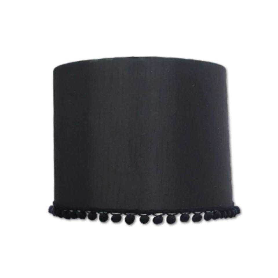 PomPom Drum Hardback Lampshade, 11 x 12 x 8.5 in Multiple Colors - Image 1 of 1