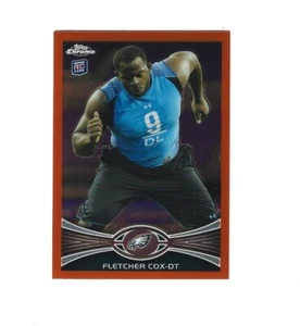2012 Topps Chrome Orange Refractors #82 Fletcher Cox   PHILADELPHIA EAGLES - Picture 1 of 1