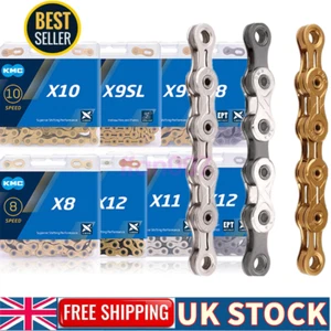 For KMC 11 Speed X11 X11EL X11SL Chain for Shimano/SRAM 118 Links Bike MTB Unive - Picture 1 of 17