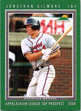 2008 Grandstand Appalachian League Top Proscpect Minor League Jonathan Gilmore