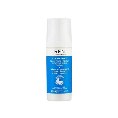 Crema hidratante suplemento diario mineral REN Clean Skincare Vita, 1,7 fl oz Foto 1 de 4