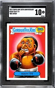 2015 Garbage Pail Kids TESTY TY (Mike Tyson) #24B Graded SGC 10 *GEM* - Picture 1 of 2