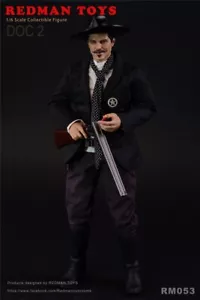 REDMAM TOYS RM053 Modellini scala 1/6 Cowboy Tombstone Doc Val Kilmer 12" - Foto 1 di 13