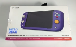CRKD Nitro Deck Limited Edition w/ Carry Case-Retro Purple Crystal Collection - Imagen 1 de 7