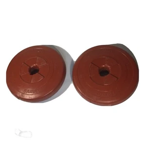 5-LB BARBELL WEIGHT PLATES SET OF 2 Pre-Owned - Picture 1 of 8