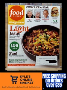 Food Network JAN/FEB 2012 The Light Issue 106 Recipes w/ Super Bowl Snack bookle - Bild 1 von 18
