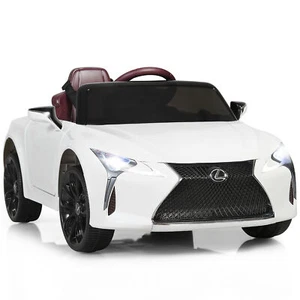 12V Licensed Lexus LC500 Kids Ride On Car w/ MP3 Remote Control White - Picture 1 of 10