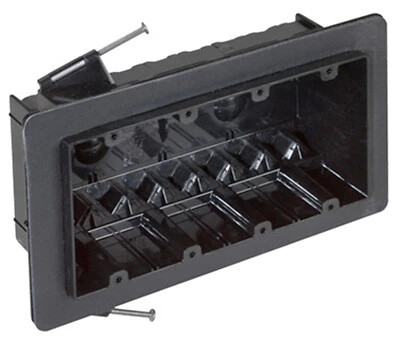 Carlon FN-460-VR DraftTight Electrical Outlet Box, 4-Gang, 60-Cu. In. - Quantity