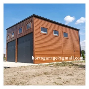 7x8 Halle Deutsche Statik Blechgarage Metallgarage Moderngarage Fertiggarage - Bild 1 von 3