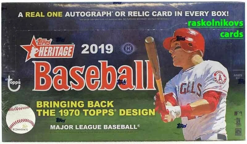 2019 TOPPS HERITAGE #201-400 Complete Your Set $2 or 2 Card Minimum YOU PICK! - Image 1 of 1