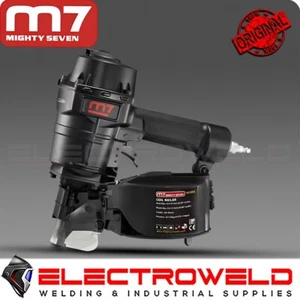 M7 Air Coil Nailing Gun 2.1 2.3mm Nail Safety Trigger Nailer Pneumatic M7-SJCN55 - Picture 1 of 3