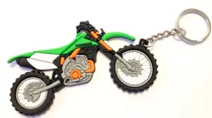LLAVERO DE GOMA BICICLETA DE TIERRA GREEN PIT KC02 - Imagen 1 de 1