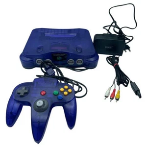 Nintendo 64 Konsole N64 + Original Controller • Transparent Lila / Atomic Purple - Bild 1 von 17
