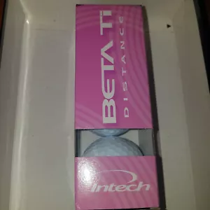 Intech Beta Ti Ladies Distance Golf Balls 3 Pack NEW three driving - Picture 1 of 1
