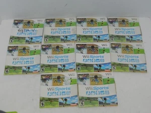 x10 Wii Sports Nintendo Wii Original Sleeve Only NO GAME INCLUDED Lot of 10 - Picture 1 of 2