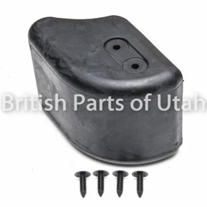 Land Rover Defender 90 110 Front Bumper Rubber End Cap & Fastener Left or Right - Picture 1 of 4