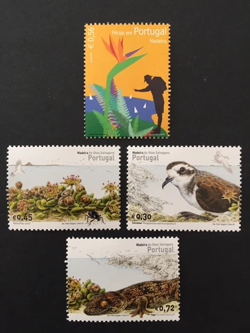 Portugal 2004 - Madeira stamps Wild Islands, Europa Vacations MNH Cover