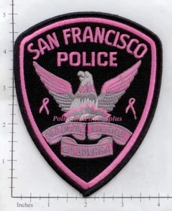 California - San Francisco CA Police Dept Patch - Breast Cancer Awareness - Picture 1 of 1