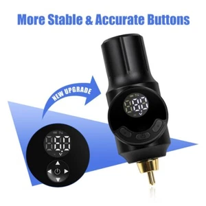 Wireless Tattoo Battery Power Supply For Rotary Tattoo Machine Fast Charging RCA - Picture 1 of 11