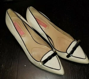 Isaac Mizrahi New York ISJANIS Pumps. Textil Obermaterial.Beige. Top gebrauchter Zustand - Bild 1 von 4