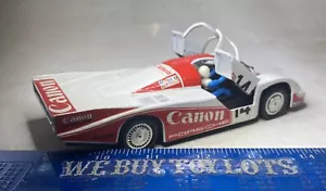 VINTAGE POLISTIL S207 LE MANS PORSCHE 956 CANON #14 & DRIVER 1:27 ITALY VHTF - Picture 1 of 11
