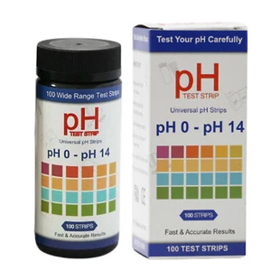 100 pH-Teststreifen, Boden-pH-Testkit, universeller pH-Tester, Lackmuspapier - Bild 1 von 11