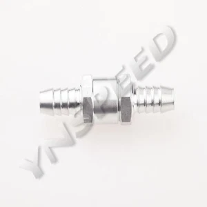 12mm 1/2" Fuel Non Return One Way Check Valve Petrol Diesel Aluminium - Imagen 1 de 3