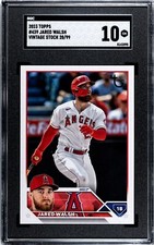 Topps 2023 Series 2 Vintage Stock /99 Jared Walsh Angels #439 RARE - SGC 10!!!