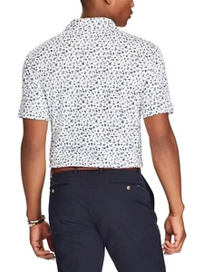 Polo Ralph Lauren blau & weiß Blumenmuster Kurzarm Baumwolle Hemd Herren 2XB 2X Big - Bild 1 von 14