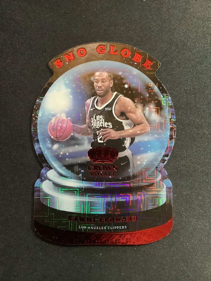 Kawhi Leonard 2022 Crown Royale Asia Red Tmall Sno Globe Clippers #9 - Image 1 of 4