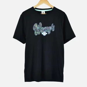 Weezy's Cups Script Logo Camo Mint Skate Streetwear Cayler & Sons Tee Shirt - L - Picture 1 of 5