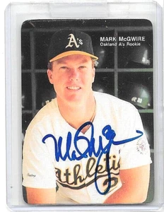 MARK McGWIRE 1987 MOTHERS COOKIE AUTOGRAPH - Picture 1 of 1