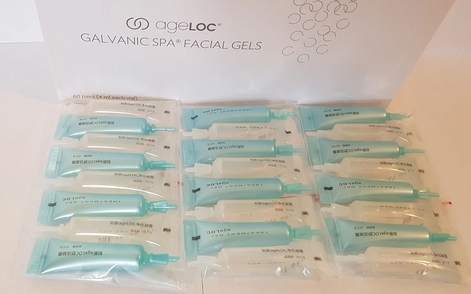 12 pairs Galvanic Spa Facial Gels AgeLOC ( without packaging) Free Shipping! - Bild 1 von 1