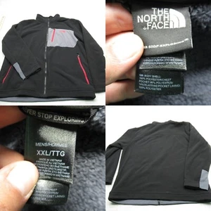 The North Face Fleece Mens XXL Black Zip Pockets Full Zip Outdoor Hiking Jacket - Picture 1 of 14