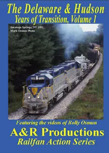 Delaware & Hudson Years of Transition Vol 1 DVD 1980s Guilford Rail System D&H - Imagen 1 de 2