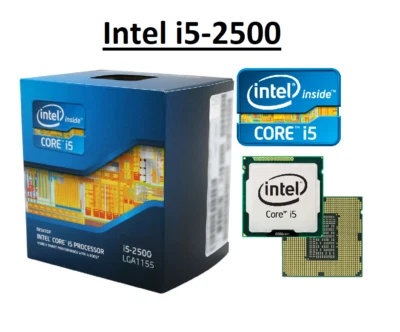 Intel Core i5-2500 SR00T ''Sandy Bridge'' 4 Core, LGA1155, Clock 3.3-3.7GHz CPU - Image 1 of 2