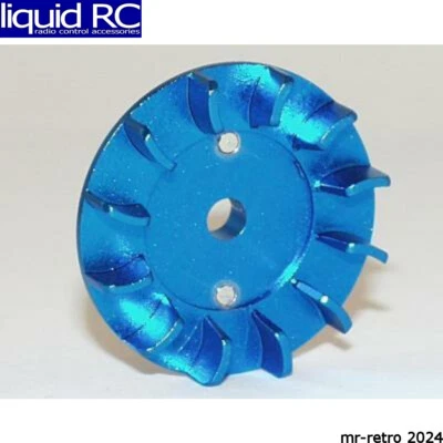 GPM Racing TEC100 Tamiya Tnx Terra Crusher Blue Aluminum Light Flywheel Fan - Image 1 of 2