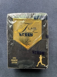 1993 Flair Baseball Sealed Hobby Wax Box - Premier Edition - Picture 1 of 6