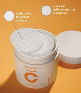 Avon Anew Vitamin C Exfoliating Peel Pads - Picture 1 of 1