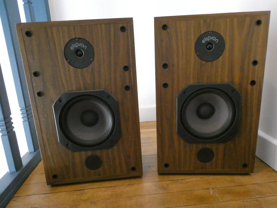 Paire d'enceintes HIFI Vintage Mélodine par ELIPSON - Photo 1/4