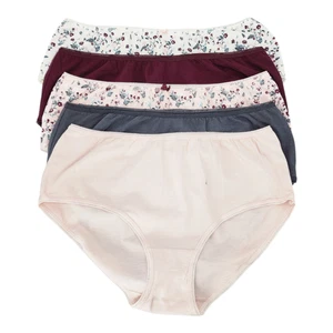 M&S Collection 5 Pack Cotton Mix Skinny Fit Knicker - Picture 1 of 13