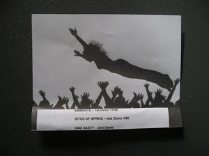 EMBRACE-Demo 85/RITES OF SPRING-Demo 86, DAG NASTY- Demo MC/Tape/Cassette - Picture 1 of 3