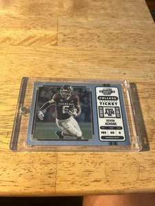 2021 Panini Contenders Devon Achane College Ticket Card - Picture 1 of 4