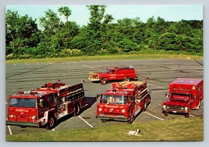 Vintage 1979 Defreestville Fire Dept Photochrome Feuerwehrautos Postkarte - Bild 1 von 2