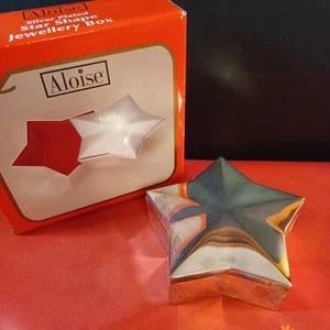 Aloise ARGENTO placcato a forma di stella portagioie vintage - placcato argento - Foto 1 di 2