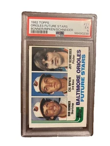 1982 Topps - Future Stars Cal Ripken, Jeff Schneider, Bobby Bonner #21 (RC) - Picture 1 of 2