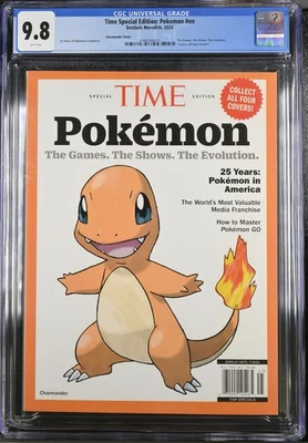 Time Pokémon 25th Anniversary Charmander Cover Jul 24 CGC 9.8 - Image 1 of 3