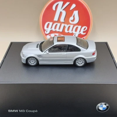 MINICHAMPS 1/43 BMW M3 E46 silver coupe 80420305165 dealer edition - Image 1 of 4