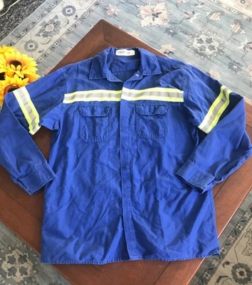 Ropa de trabajo reflectante Camisa a presión Uniforme XL Regular Foto 1 de 4